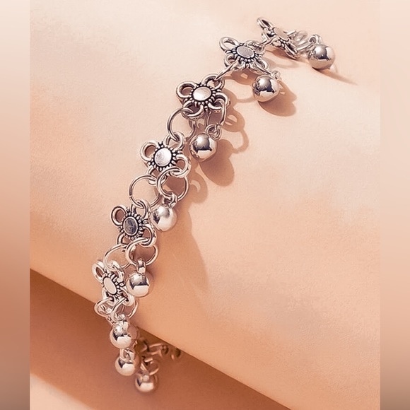 ⚜️[𝟯/$𝟭𝟴]⚜️NEW 2 Chunky Beaded Bohemian Anklets Set - Picture 4 of 13